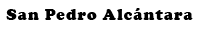 San Pedro Alcntara